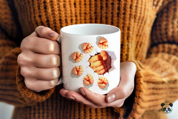 Download Dad with 6 Child Fist Bump 3D Mug Wrap - Premium Resources