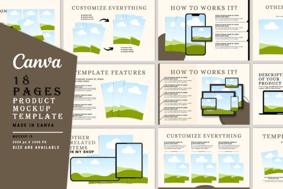 Download Seller Mockup Template Canva - Premium Resources