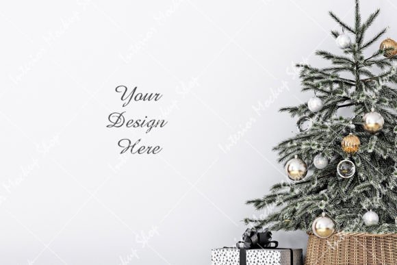 Download Wall Mockup Christmas, JPG -  5/6 - Wall mockup Collection