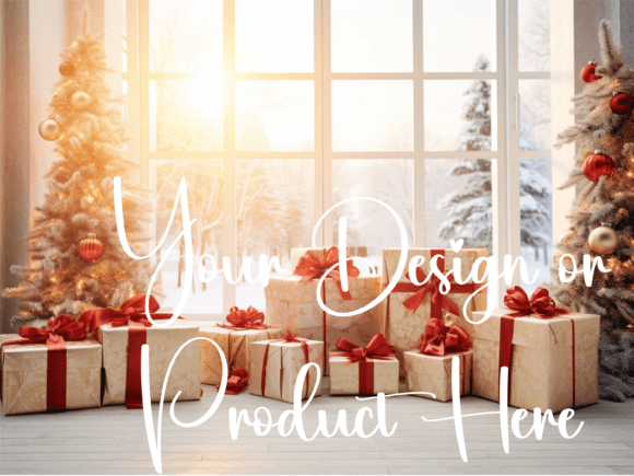 Download Christmas Background for Product Mockups - Product mockup Collection