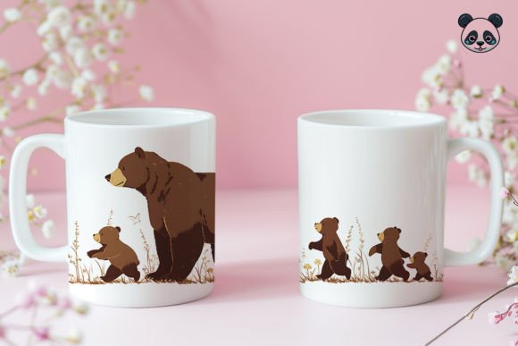 Download Papa Bear &amp; Sons Father's Day Mug Wrap - Premium Bundle